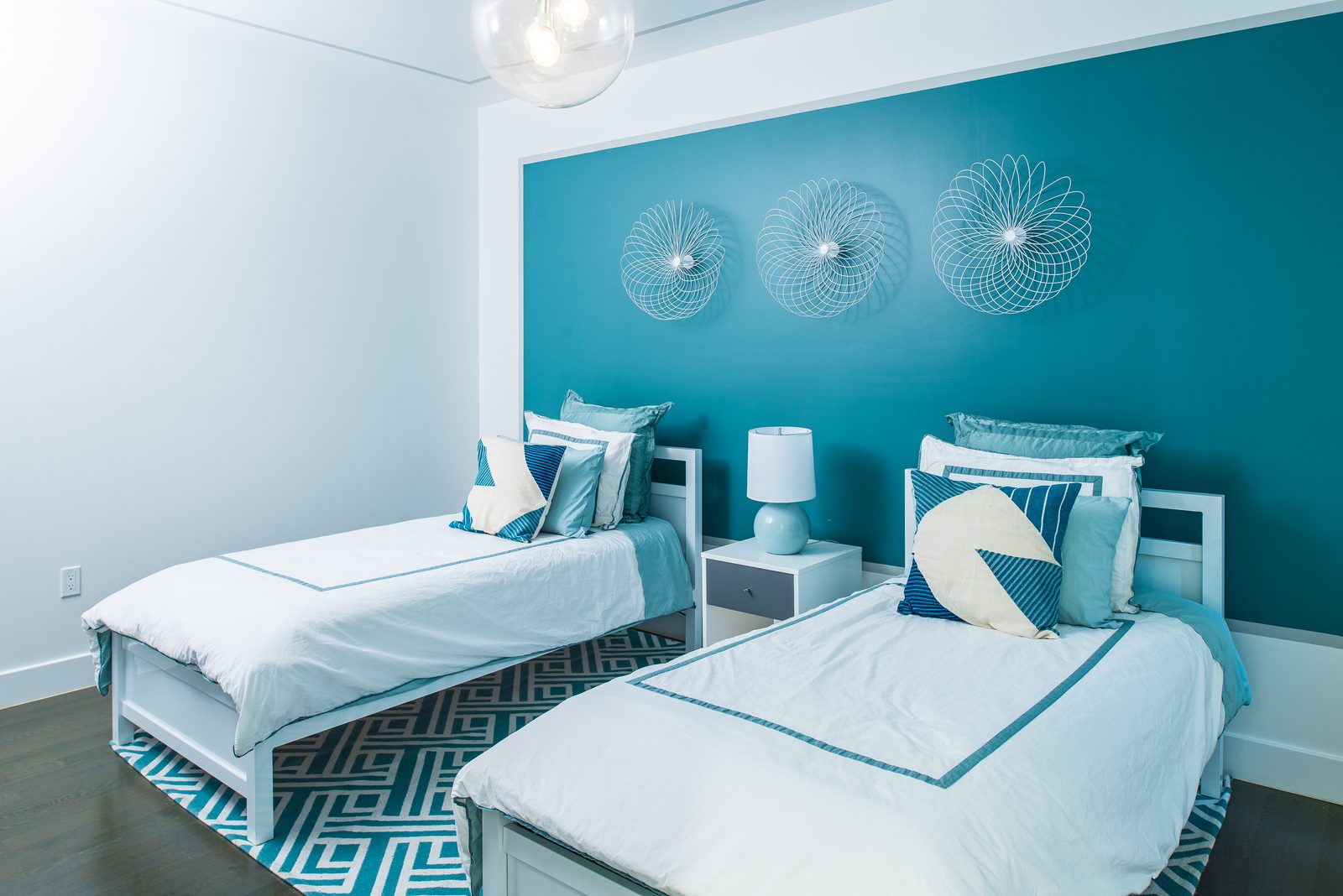 Teal Bedroom